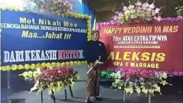 6 Momen Apes saat Resepsi Pernikahan Ini Bikin Nyesek