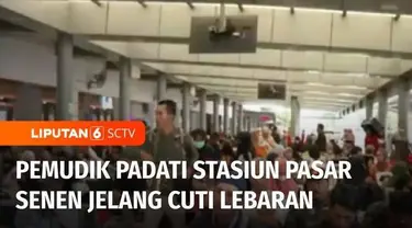 Jika kita lihat tadi jalur darat sepertinya masih sepi dikatakan demikian. Tapi ini berbeda dengan situasi yang ada di Stasiun Pasar Senen Jakarta. Sejumlah warga mulai memadati stasiun. Warga mudik lebih awal untuk menghindari kepadatan.