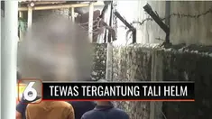 Wanita tanpa identitas ditemukan warga tewas tergantung tali helm yang tersangkut di tembok kawat berduri di belakang rumah warga di Desa Helvetia, Kecamatan Sunggal, Deli Serdang, Sumatra Utara.