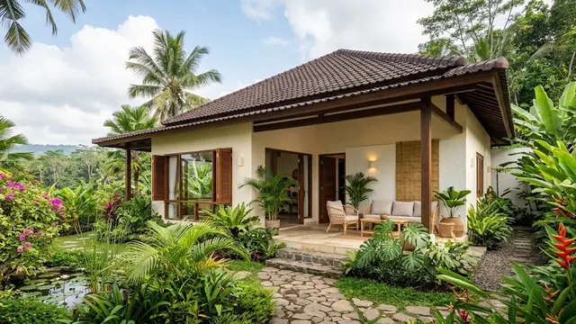 Inspirasi Desain Rumah Warna Putih/AI Generated