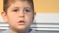 David Jr. Spisak, bocah 8 tahun yang menderita kanker dan menemukan cinta sejatinya (sumber. youtube.com)