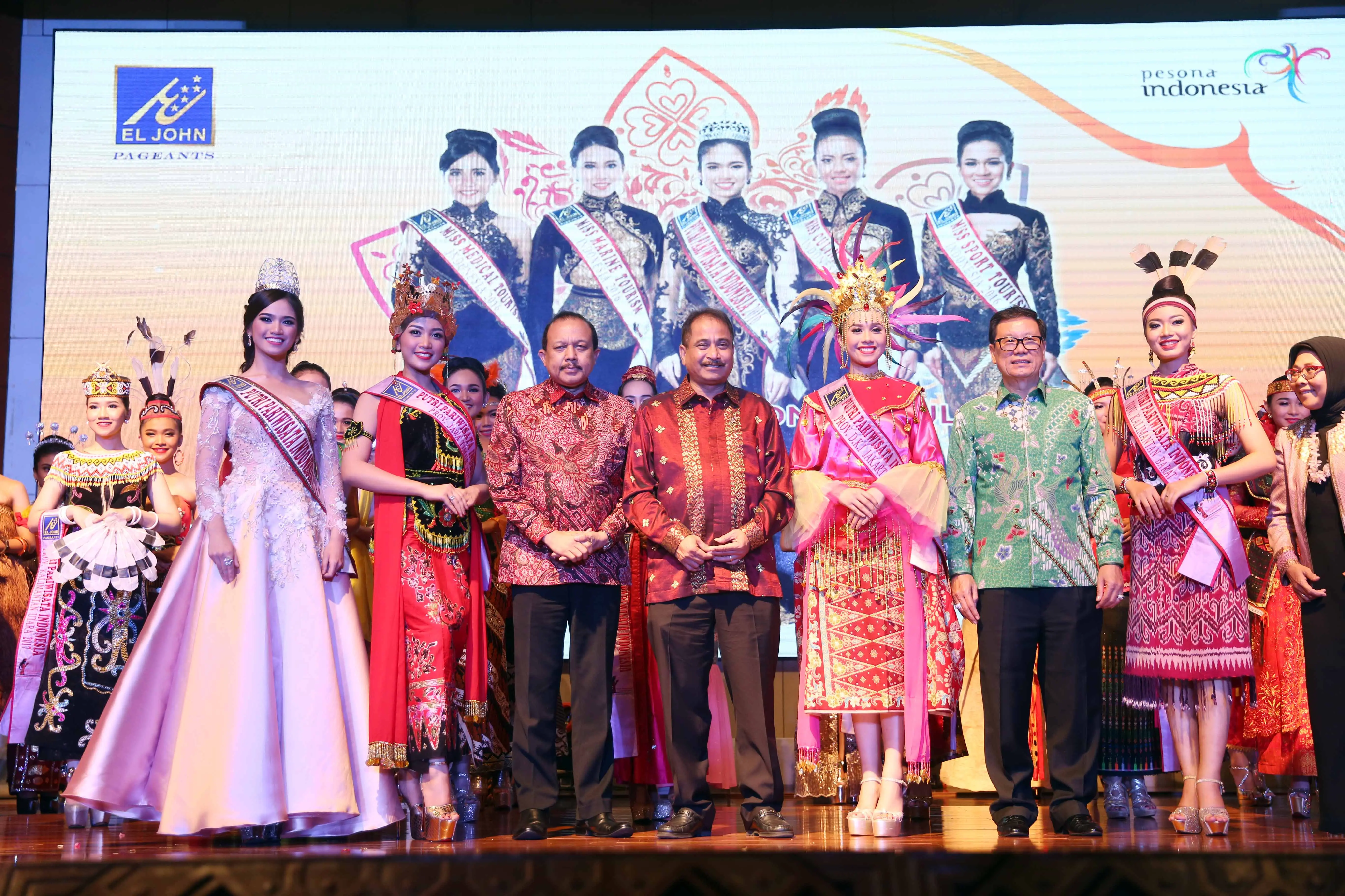 Preskon Puteri Pariwisata Indonesia 2017 (Nurwahyunan/bintang.com)