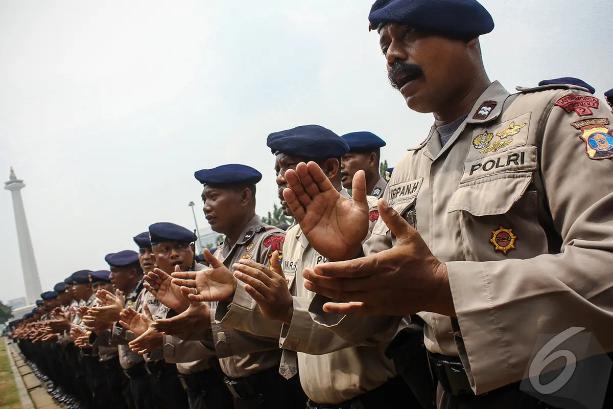 Apel Pengamanan Pelantikan Presiden, Polri Kerahkan 1200 Anggota