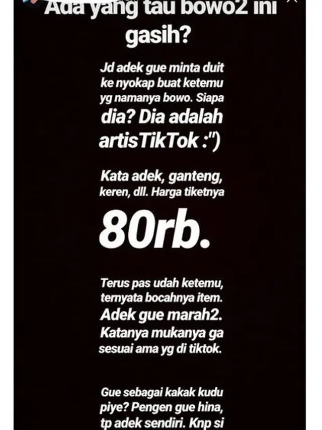 [Bintang] Sederet Kicauan Kocak Netizen Membahas Soal Kehebohan Bowo Alpenliebe