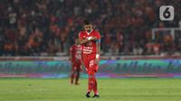 Pemain Persija, Bambang Pamungkas saat melawan Persebaya pada Shopee Liga 1 Indonesia di Stadion Utama Gelora Bung Karno Jakarta, Selasa (17/12/2019). Laga melawan Persebaya menjadi pertandingan terakhir Bambang Pamungkas sebagai pesepakbola profesional. (Liputan6.com/Helmi Fithriansyah)