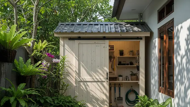 9 Ide Gudang Mini di Samping Rumah yang Tetap Rapi, Solusi Penyimpanan Cerdas