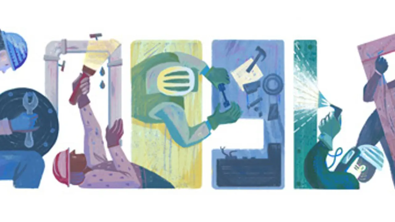 Google Doodle Hari Buruh