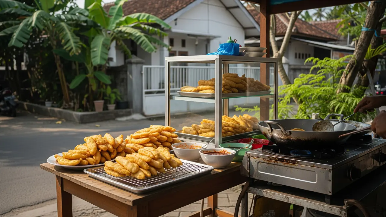 Ide usaha jualan gorengan sore hari pisang goreng