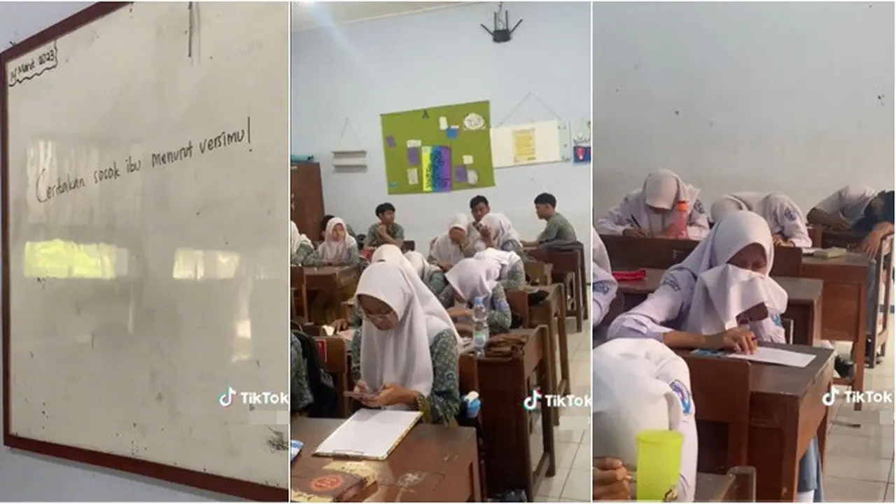 Momen Haru Murid Ceritakan Sosok Ibu Versinya, Sontak Satu Kelas Menangis