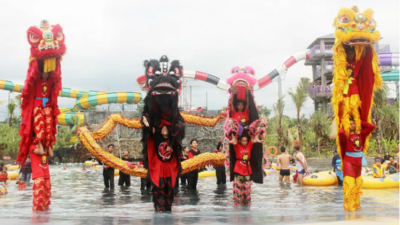 Barongsai di Jogja Bay
