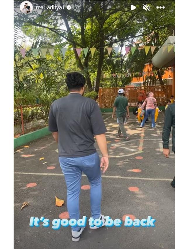 6 Potret Haru Ammar Zoni Jemput Putranya di Sekolah Usai Bebas dari Penjara