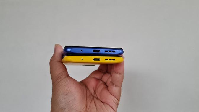 Penampakan Poco M3 dan Redmi 9T (Liputan6.com/Agustinus M. Damar)