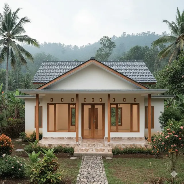 Model Rumah Minimalis di Desa