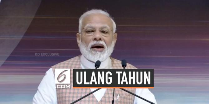 VIDEO: Ulang Tahun PM India Narendra Modi jadi Trending di Medsos