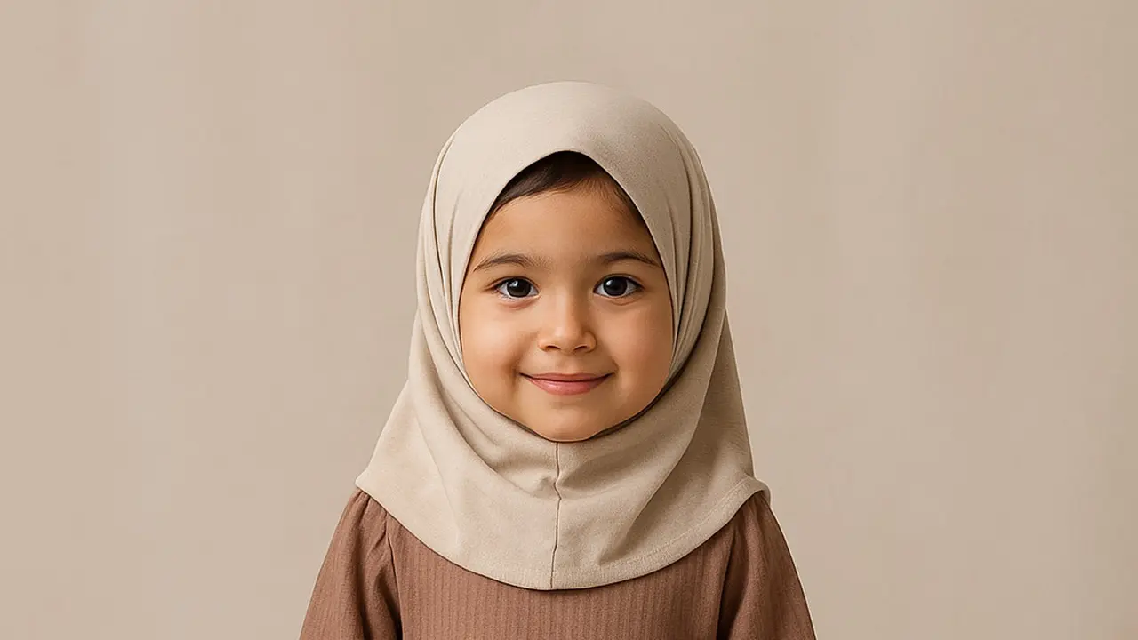 Model Gamis Anak Kasual di 2025/Ilustrasi oleh AI