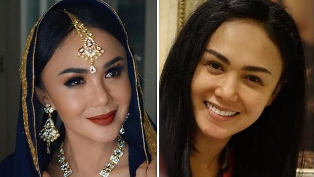 Beda Penampilan 6 Seleb saat Dandan Bak Bintang Bollywood Vs Tampil Natural