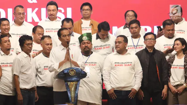 Presiden Jokowi Halalbihalal Bersama Aktivis 98