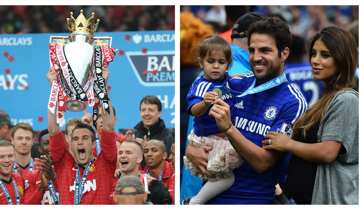 Setelah meraih gelar Premier League pada musim 2001/2002 dan 2003/2004, Arsenal kesulitan untuk meraih gelar berikutnya hingga musim ini. Banyak pemain yang akhirnya hengkang ke tim lain dan sukses meraih gelar. Berikut 7 pemain tersebut. (Kolase Foto AFP)