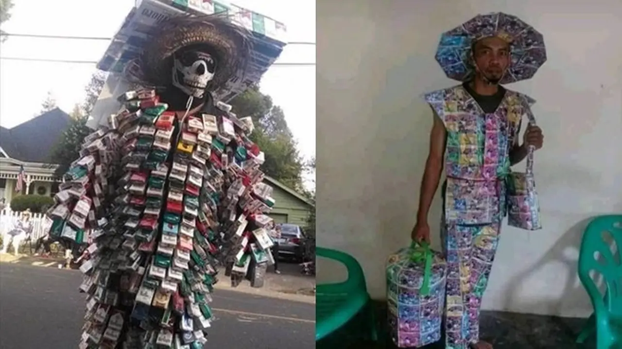 6 Outfit Kekinian Penjual Ini Penuh Totalitas, Bikin Salut