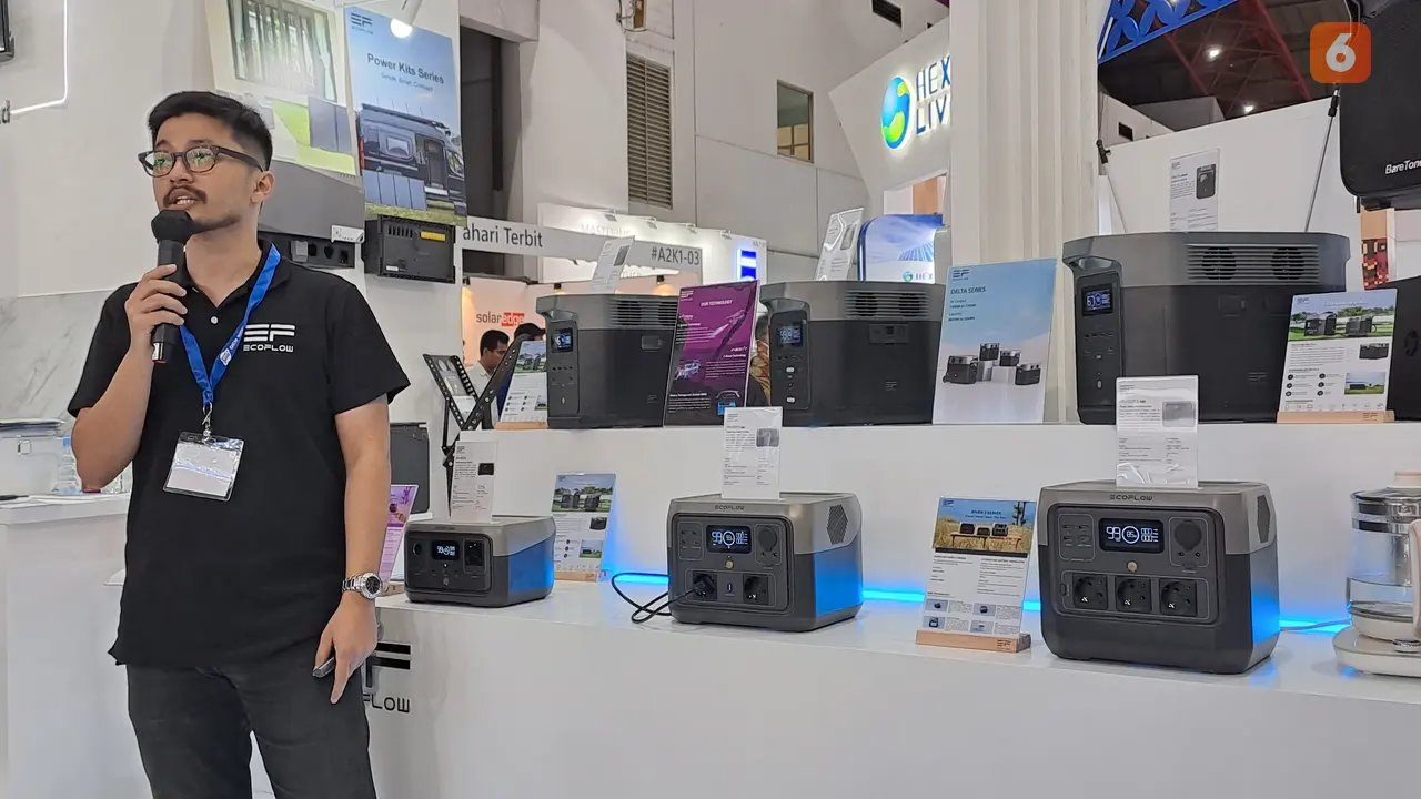 EcoFlow RIVER 2 dan DELTA 2 Series pada event SolarTech Indonesia 2023