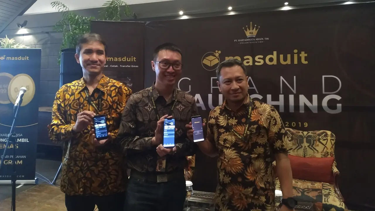 Platform transaksi emas digital MasDuit resmi diluncurkan pada Kamis (19/09/2019).
