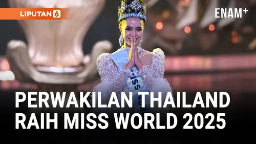 VIDEO: Opal Suchata Chuangsri dari Thailand Dinobatkan Sebagai Miss World 2025