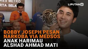 Mulai dari Bobby Joseph pesan narkoba via medsos hingga anak harimau Alshad Ahmad mati, berikut sejumlah berita menarik News Flash Showbiz Liputan6.com.
