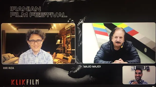 Riri Riza dan Majid Majidi. (Foto: Dok. Klik Film)