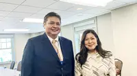 Menteri Koordinator Bidang Perekonomian Airlangga Hartarto menggelar pertemuan bilateral  dengan Menteri Perdagangan Internasional Kanada, Mary Ng pada Jumat pagi (26/5/2023).