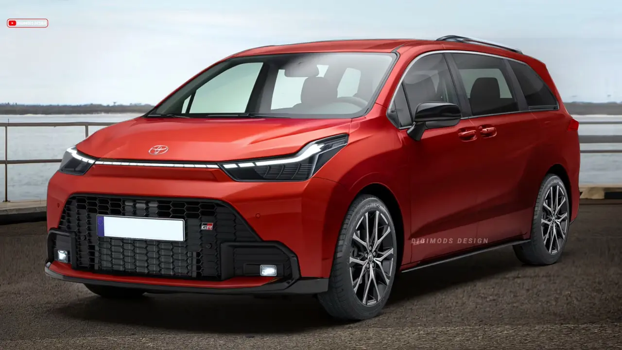 Render digital Toyota Sienna 2027 karya Digimods Design yang bikin penasaran pecinta minivan (Autoevolution)
