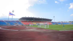 Stadion 700th Anniversary Stadium berkapasitas 17.909 penonton. (Bola.com/Bagaskara Lazuardi)