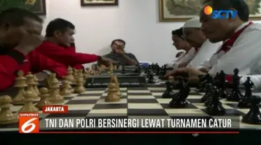 Guna meredam ketegangan antara pesonel TNI dan Polri pascapenyerangan Polsek Ciracas, digelar turnamen catur persaudaraan yang diikuti personel TNI dan Polri.