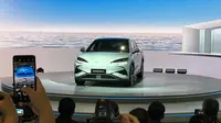 BYD Sealion 7 di IIMS 2025. (Liputan6.com/Septian Pamungkas)
