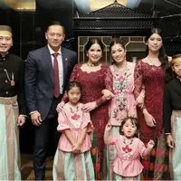 Annisa Pohan saat Hadir di Pernikahan Rasyid Rajasa dan Tamara Kalla. [@annisayudhoyono]