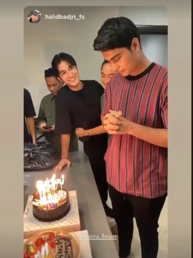 Momen ulang tahun ke-24 Cinta Brian (Foto: Instagram @cinta_brian)