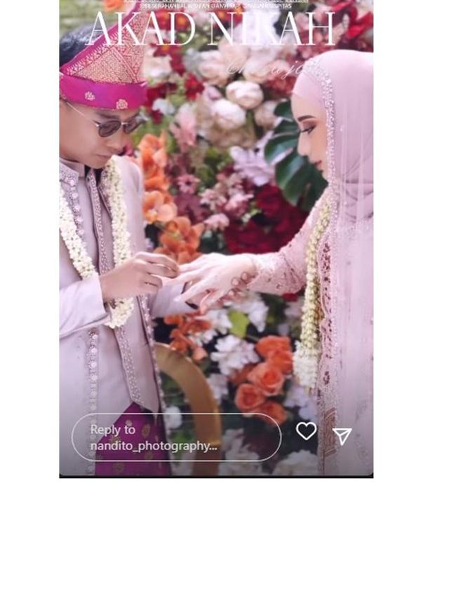 10 Momen Pernikahan Anataya Putri Tengku Firmansyah dan Cindy Fatikasari, Meriah