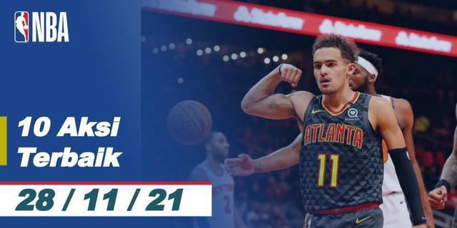 VIDEO: 10 Aksi Terbaik NBA Hari Ini, Slam Dunk Gokil Obadiah Toppin