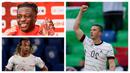 Foto kolase sejumlah pemain dengan nama unik yang tampil dalam pertandingan Euro 2020. (Foto; AP & AFP)