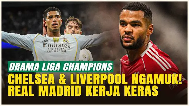 Hasil lengkap Liga Champions 2025/2026 yang berlangsung Rabu malam hingga Kamis dini hari. Ada kemenangan tipis Real Madrid, tapi juga pesta gol dari Chelsea, Liverpool, dan Bayern Munchen.