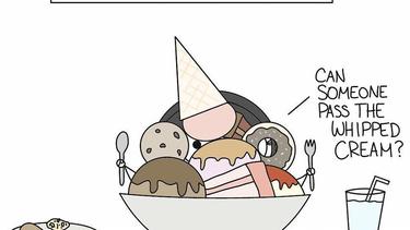 Komik Lucu Cewek Yang Doyan Makan Itu Gampang Bahagia Fimela Fimela Com