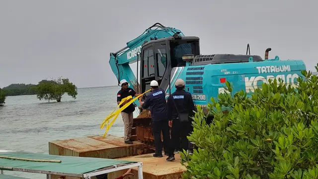 KLH Segel Pembangunan Resor yang Rusak Mangrove dan Terumbu Karang Gugusan Pulau Pari