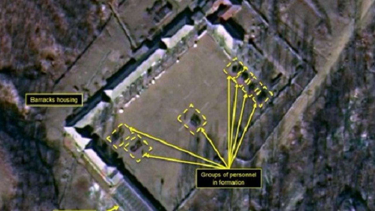 Citra satelit yang menunjukkan beberapa aktivitas di Punggye-ri Nuclear Tes Site, Korea Utara (sumber: North 38)