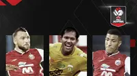 Yann Motta, Adam Alis dan Marko Simic. (Bola.com/Dody Iryawan)