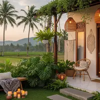 Rumah Ala Pedesaan yang Bikin Pikiran Lebih Tenang. Foto AI Generated