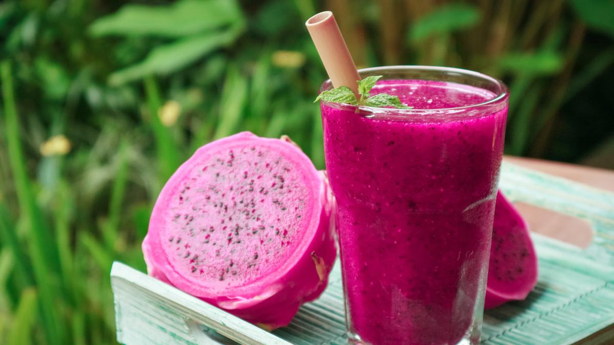 Resep Smoothies Buah Naga dan Pisang Food