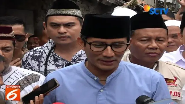 Pasangan Prabowo Subianto ini meminta kepada para pendukung capres dan cawapres tidak saling gontok gontokan atau saling ejek.