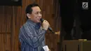 Direktur SCM Imam Sudjarwo memberikan sambutan dalam acara buka puasa bersama di SCTV Tower, Jakarta (22/5). SCM-Emtek menggelar buka bersama dengan jajaran Kemenkominfo, Komisi I DPR, KPI, dan Lembaga Sensor Film (LSF). (Liputan6.com/Herman Zakharia)