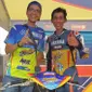 Fedri Efendi (kanan) sukses juara di kejurnas Motoprix seri Palembang (dok: Yamaha)