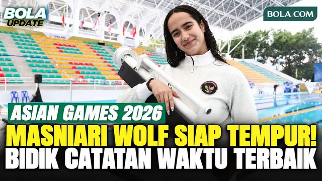Masniari Wolf Antusias Tampil di Asian Games 2026, Tak Mau Terbebani Target Medali