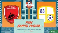 Shopee Liga 1 - PSM Makassar Vs Barito Putera (Bola.com/Adreanus Titus)